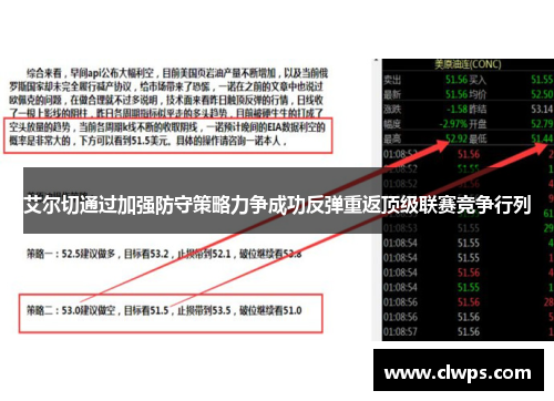 艾尔切通过加强防守策略力争成功反弹重返顶级联赛竞争行列